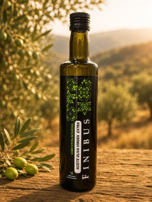 aceite de oliva virgen extra variedad morisca ecológico finibus botella 500 ml (caja de 12 botellas)