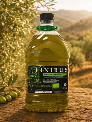 aceite de oliva virgen extra variedad morisca ecológico finibus botella 3l (caja de 3 botellas)
